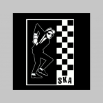 SKA čierne detské tepláky s tlačeným logom